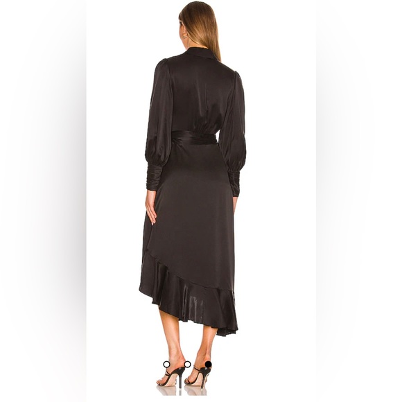 Zimmermann Silk Wrap Midi Dress - Picture 3 of 5